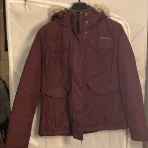 Eddie Bauer Ski Jacket XL Purple